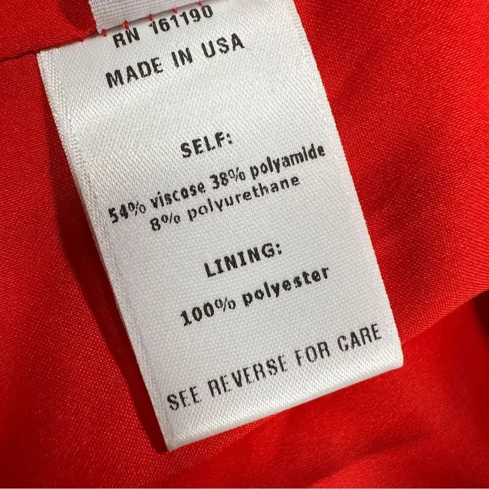 AKNVAS Valdi Classic Notch lapels Front Button Closure Blazer Sz 10 Coral Orange